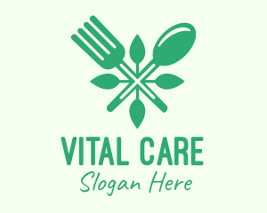 Vegan - Salad Vegan Greens Food logo design