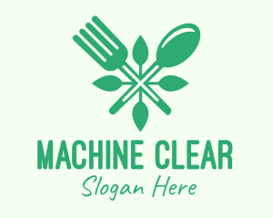 Cutlery - Salad Vegan Greens Food logo design