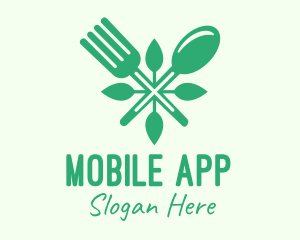 Fine Dining - Salad Vegan Greens Food logo design