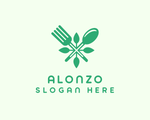 Salad Vegan Greens Food logo design