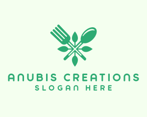 Salad Vegan Greens Food logo design