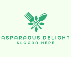 Salad Vegan Greens Food logo design