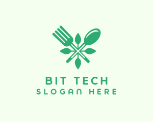 Salad Vegan Greens Food logo design