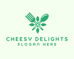 Salad Vegan Greens Food logo design