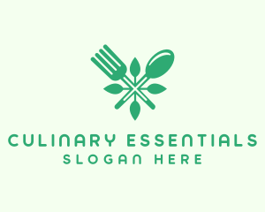 Salad Vegan Greens Food logo design