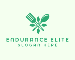 Salad Vegan Greens Food logo design