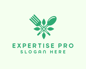 Salad Vegan Greens Food logo design