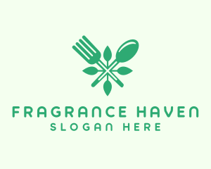 Salad Vegan Greens Food logo design