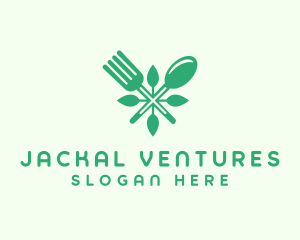 Salad Vegan Greens Food logo design