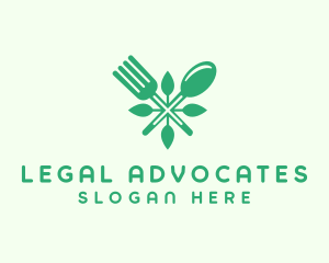 Salad Vegan Greens Food logo design