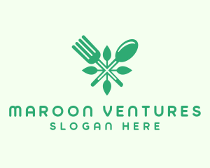 Salad Vegan Greens Food logo design