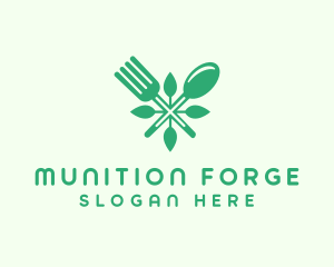 Salad Vegan Greens Food logo design