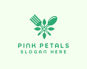 Salad Vegan Greens Food logo design