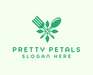 Salad Vegan Greens Food logo design