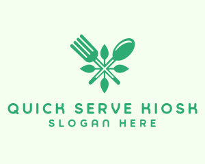 Salad Vegan Greens Food logo design