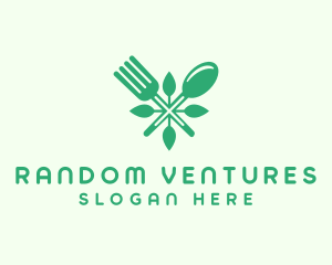 Salad Vegan Greens Food logo design