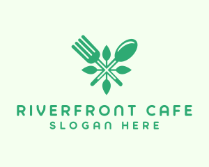 Salad Vegan Greens Food logo design