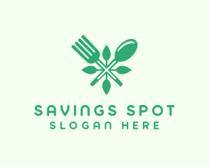 Salad Vegan Greens Food logo design