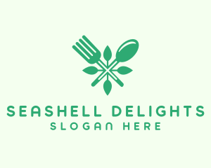 Salad Vegan Greens Food logo design