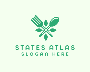 Salad Vegan Greens Food logo design