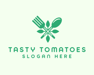 Salad Vegan Greens Food logo design