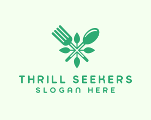 Salad Vegan Greens Food logo design