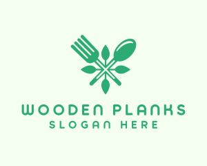 Salad Vegan Greens Food logo design