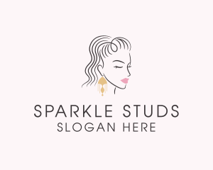 Earring - Female Fashion Earring logo design