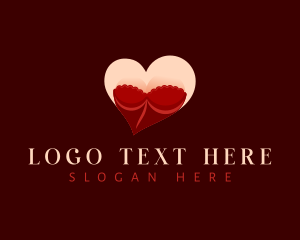 Sexual - Sexy Boobs Lingerie logo design