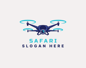 Aerial - Drone Surveillance Camera logo design