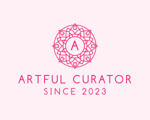 Mandala Pattern Lantern Boutique logo design