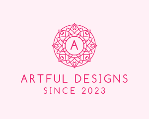 Mandala Pattern Lantern Boutique logo design