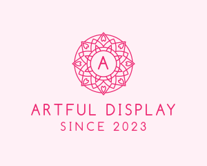 Mandala Pattern Lantern Boutique logo design