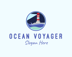 Sea Lighthouse Coast  logo design