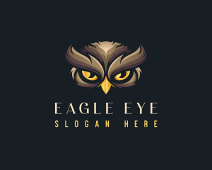 Nocturnal Owl Eyes logo design