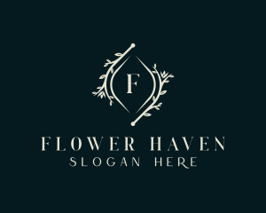 Flower Wreath Boutique logo design