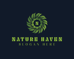 Nature Herbal Leaves logo design