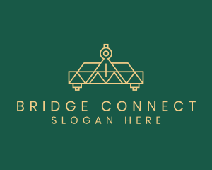 Bridge - Compass Bridge Architecture logo design