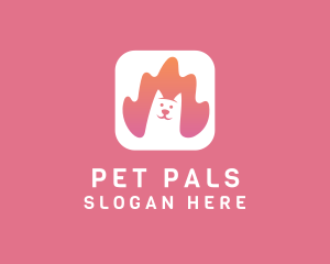 Pet Dog Animal logo design