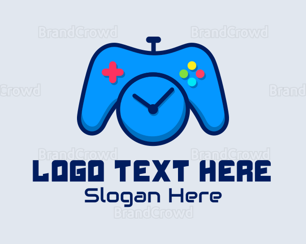 Game Console Clock Logo