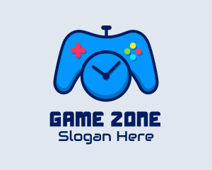 Game Console Clock  logo design