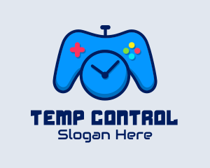 Game Console Clock  logo design