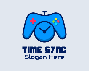 Game Console Clock  logo design