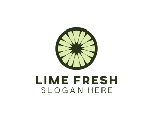 Lime - Fruit Citrus Flower logo design