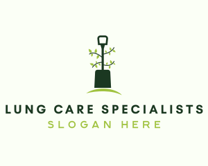 Plant Shovel Landscaping logo design