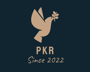 Spiritual - Peace Olive Dove logo design
