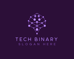 Brain Technology AI logo design