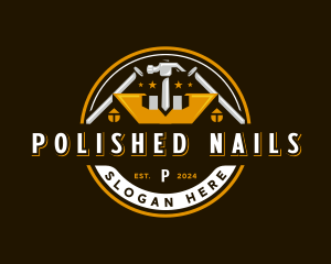 Hammer Nail Renovation logo design