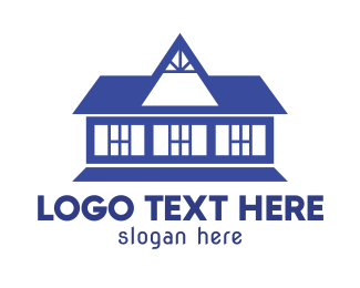 Old Blue House Logo Brandcrowd Logo Maker
