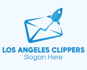 Messaging - Mail Rocket Launch logo design